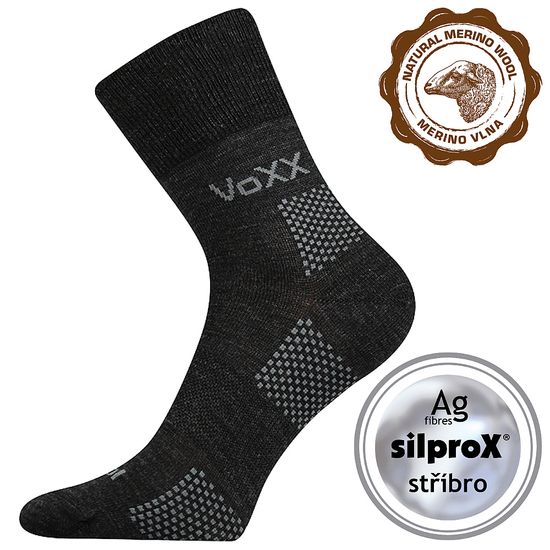 ORIONIS SUPERPACK 5párov antibakteriálne merino ponožky so striebrom Voxx