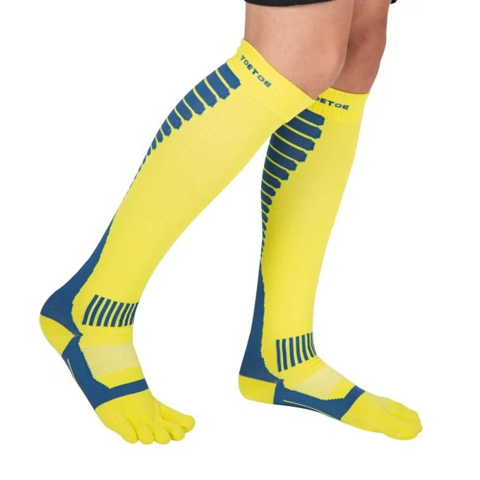 Compression Knee-High prstové kompresný podkolienky ToeToe