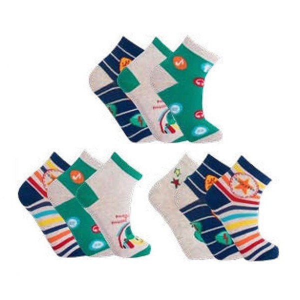 ROCK STAR detské farebné ponožky TRENDY SOCKS