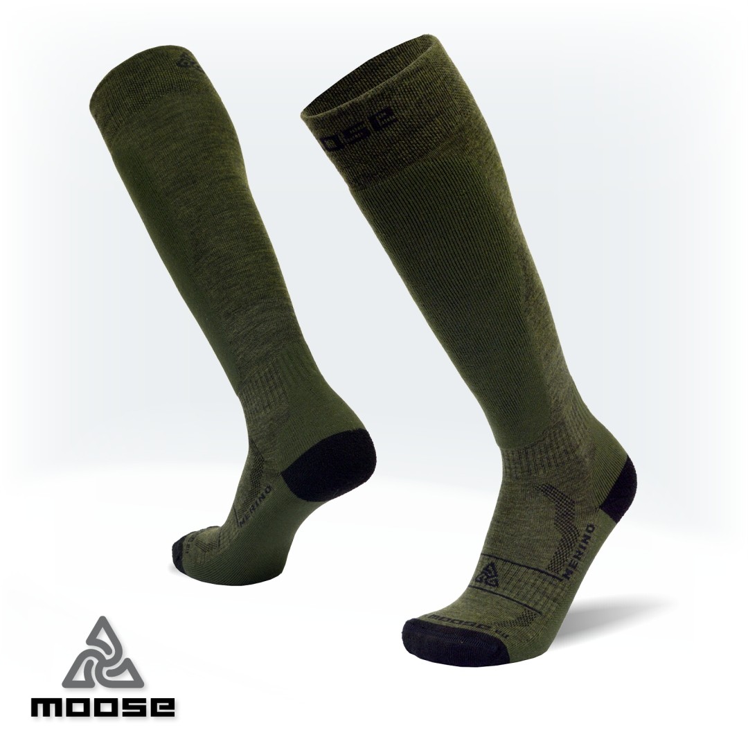 HUNTER LONG merino outdoorové podkolienky Moose