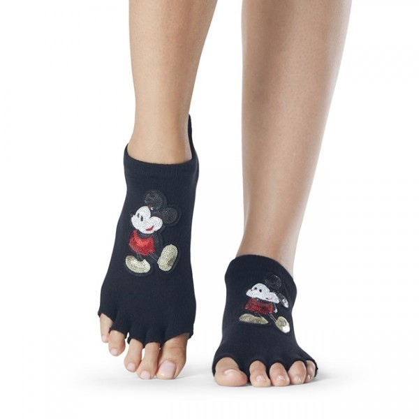 LOW RISE bezprstové členkové ponožky ToeSox - CLASSIC MICKEY DISNEY