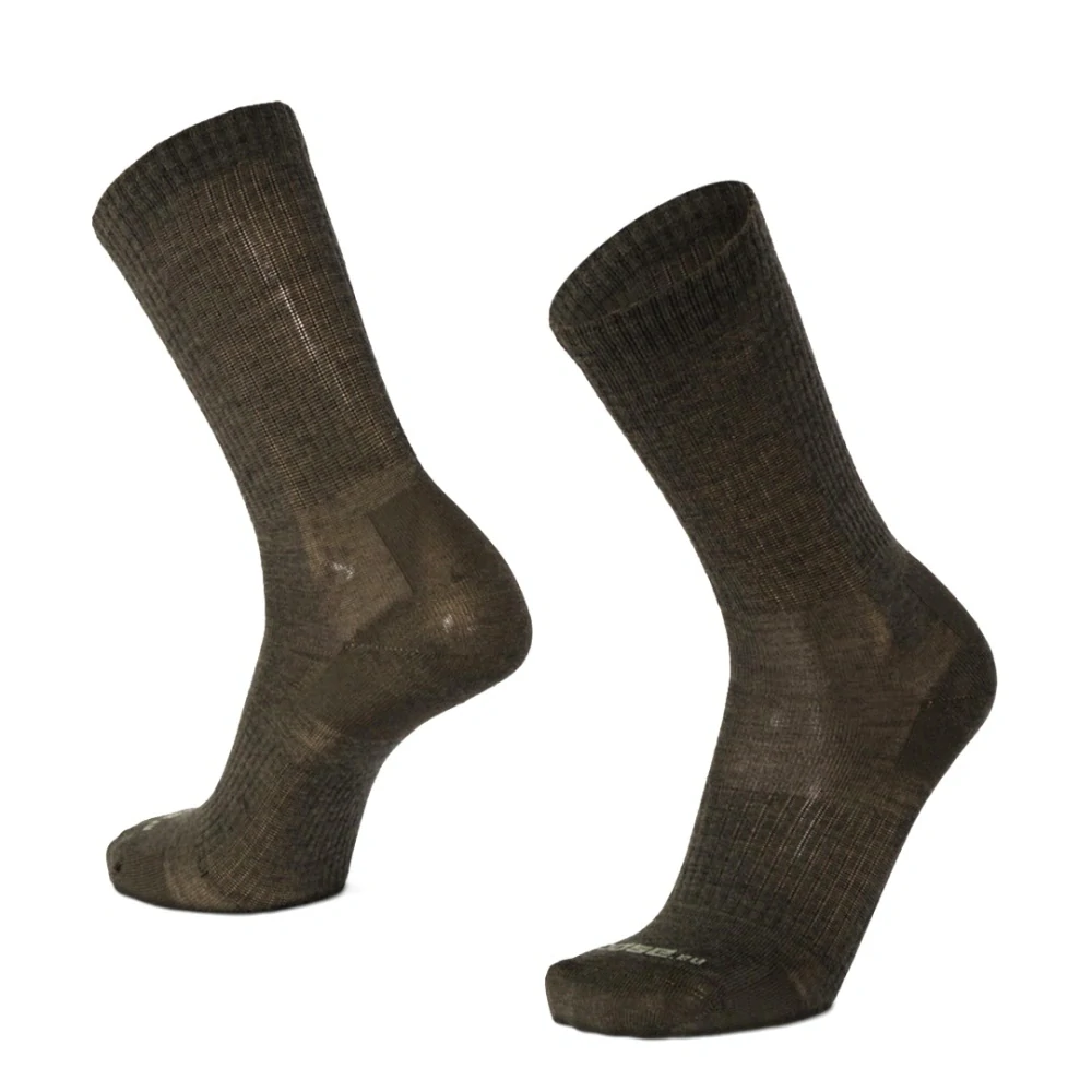 BESKYD MONO jednofarebné merino ponožky Moose