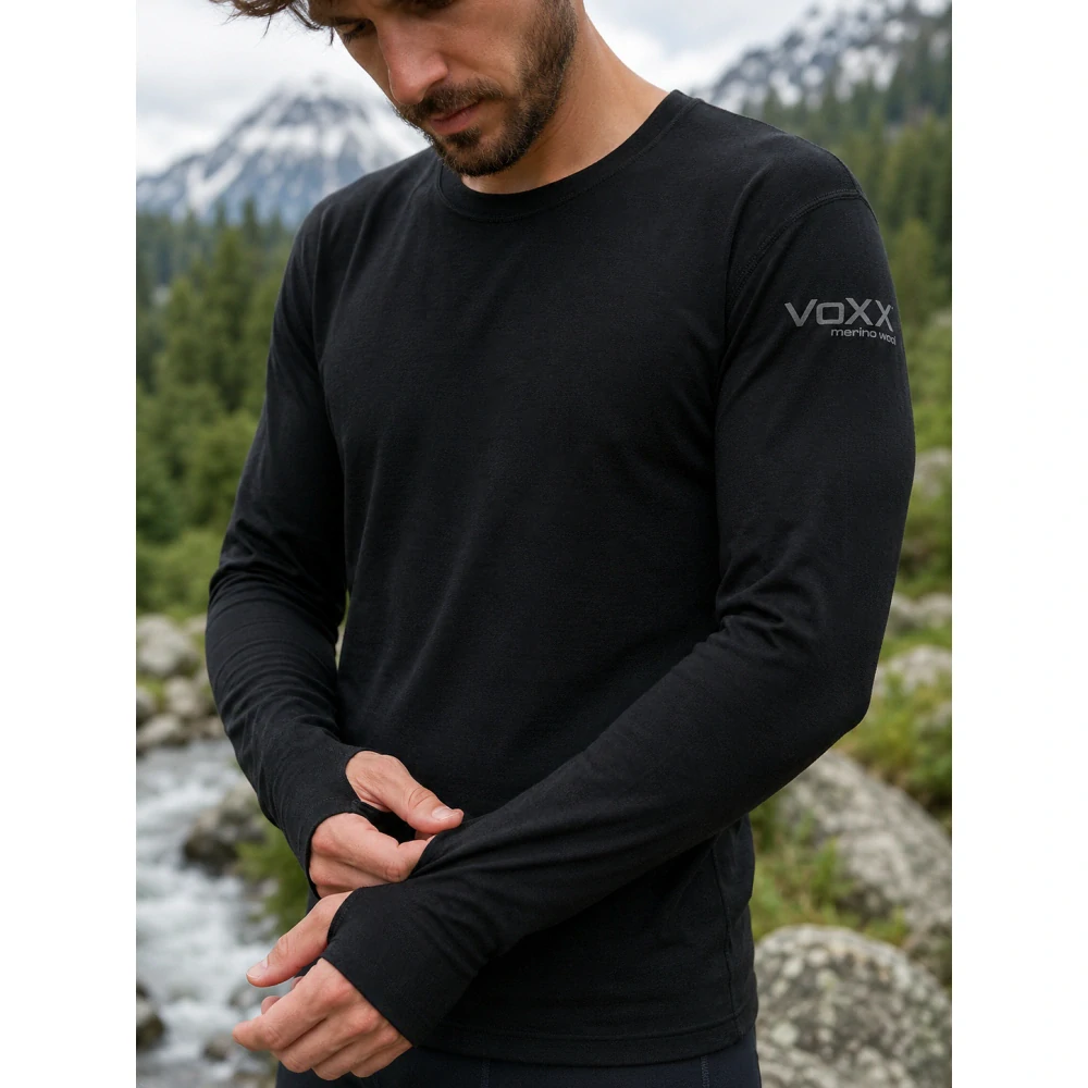MERINOWOOL 03 pánske slim tričko s dlhým rukávom VoXX