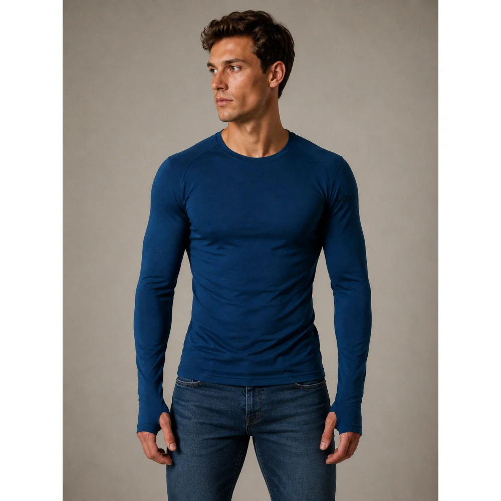 MERINOWOOL 03 pánske slim tričko s dlhým rukávom VoXX