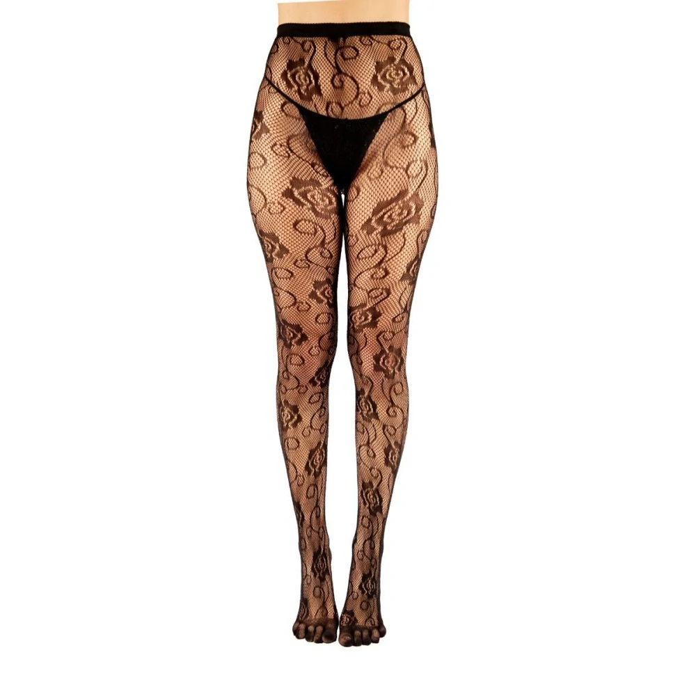 FISHNET TIGHTS silónové prstové pančucháče ToeToe - ROSE