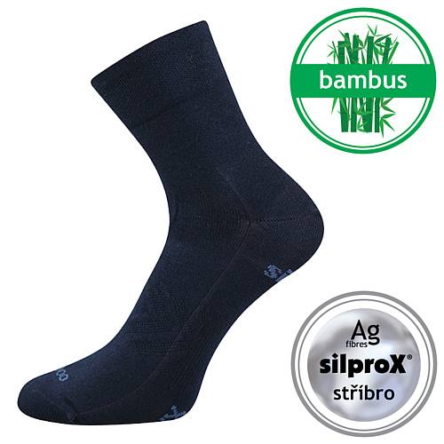 BAERON športové bambusové jednofarebné ponožky VoXX