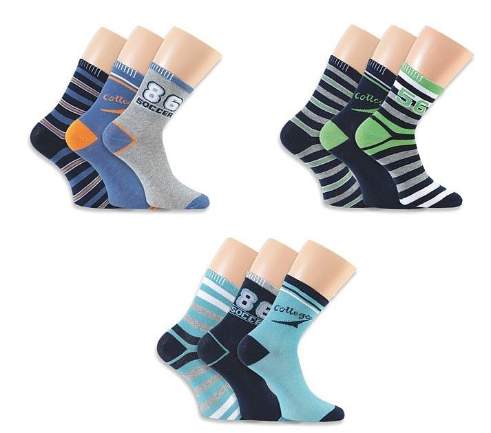 SOCCER detské športové farebné ponožky TRENDY SOCKS