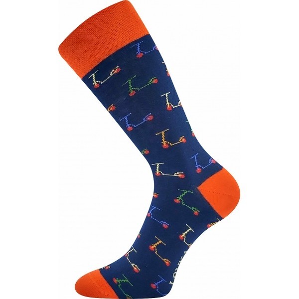 WOODOO farebné veselé ponožky Lonka - KOLOBĚŽKY - 1 pár