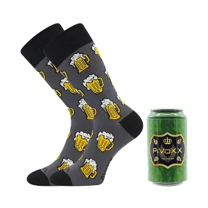PiVoXX + PLECHOVKA pivné ponožky Voxx - vzor A