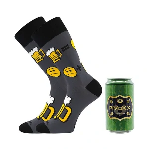 PiVoXX + PLECHOVKA pivné ponožky Voxx - vzor E
