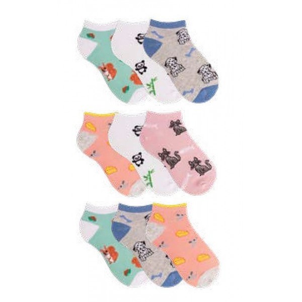 ZVIERATÁ detské veselé členkové ponožky TRENDY SOCKS
