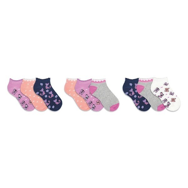 PINK detské členkové farebné ponožky TRENDY SOCKS