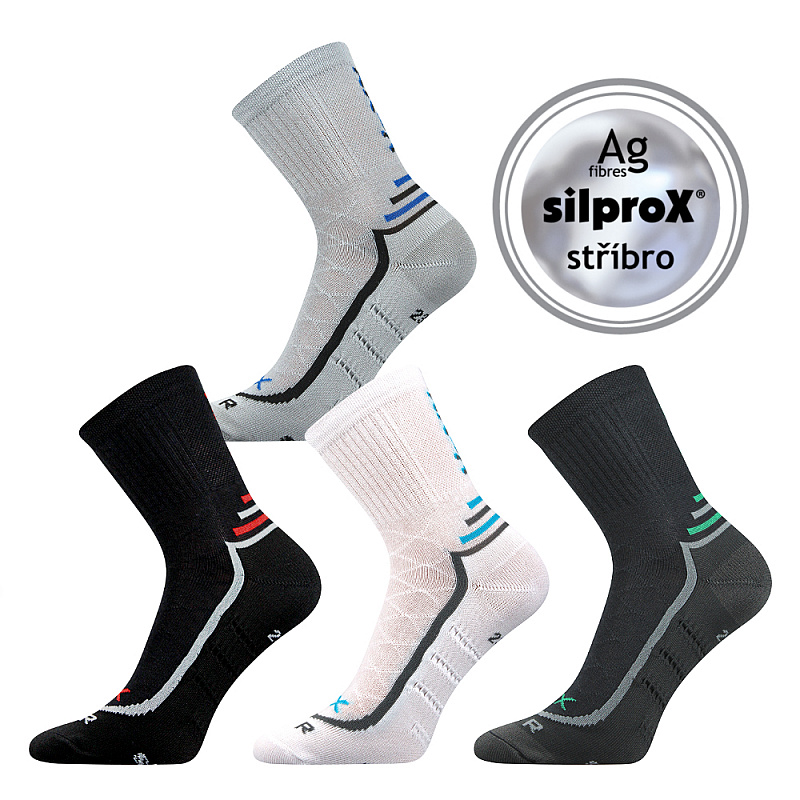 VERTIGO antibakteriálne klasické ponožky so striebrom VoXX