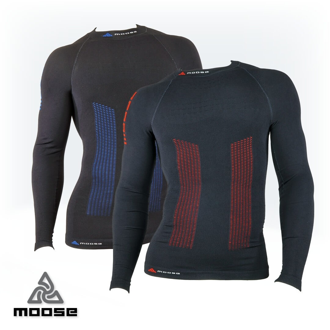 SPEED TEE LSL MEN seamless polokompresná termobielizeň Moose