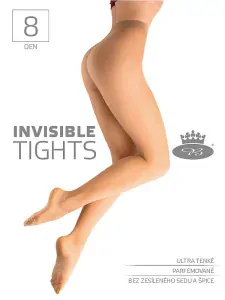 INVISIBLE TIGHTS 8 DEN pančuchové nohavice Lady B