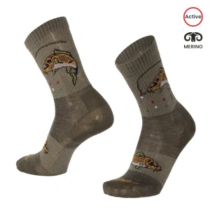 BESKYD CARP veselé merino ponožky Moose