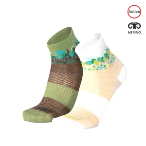 ORLIK FOREST členkové veselé merino ponožky Moose