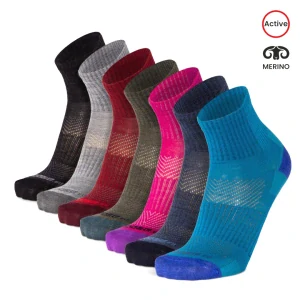 ORLIK ONE jednofarebné členkové merino ponožky Moose