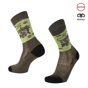 TATRAN CATFISH rybárske merino ponožky Moose
