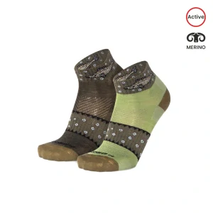 LUZY ZANDER nízke merino ponožky Moose