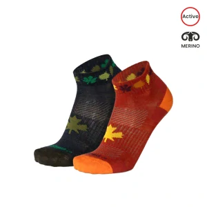 LUZY MAPA turistické nízke merino ponožky Moose