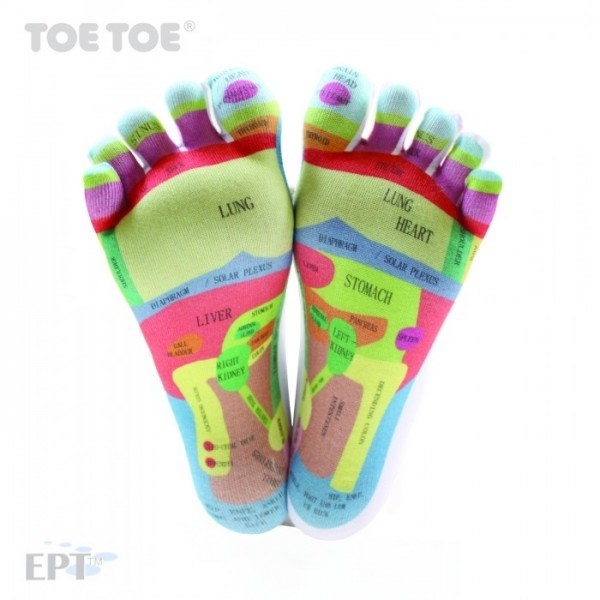 Reflexology komfortné prstové ponožky ToeToe