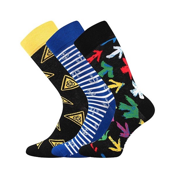 WOODOO farebné veselé ponožky Lonka - BIOHAZARD