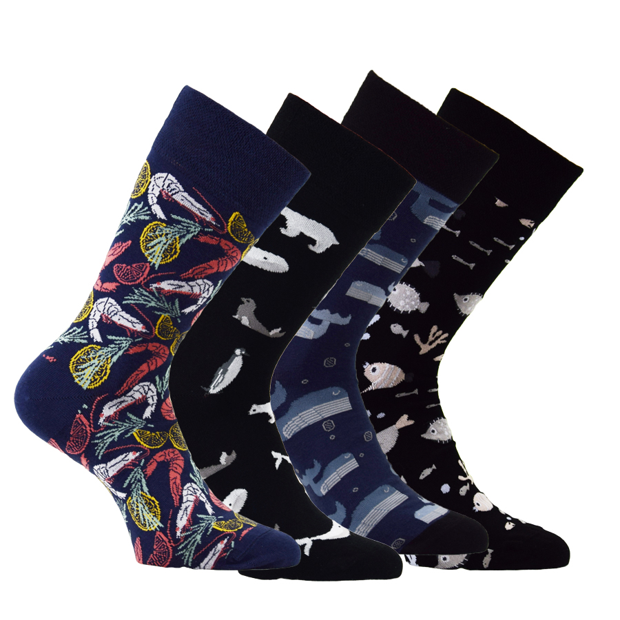 Mare dámske aj pánske farebné veselé ponožky OXSOX