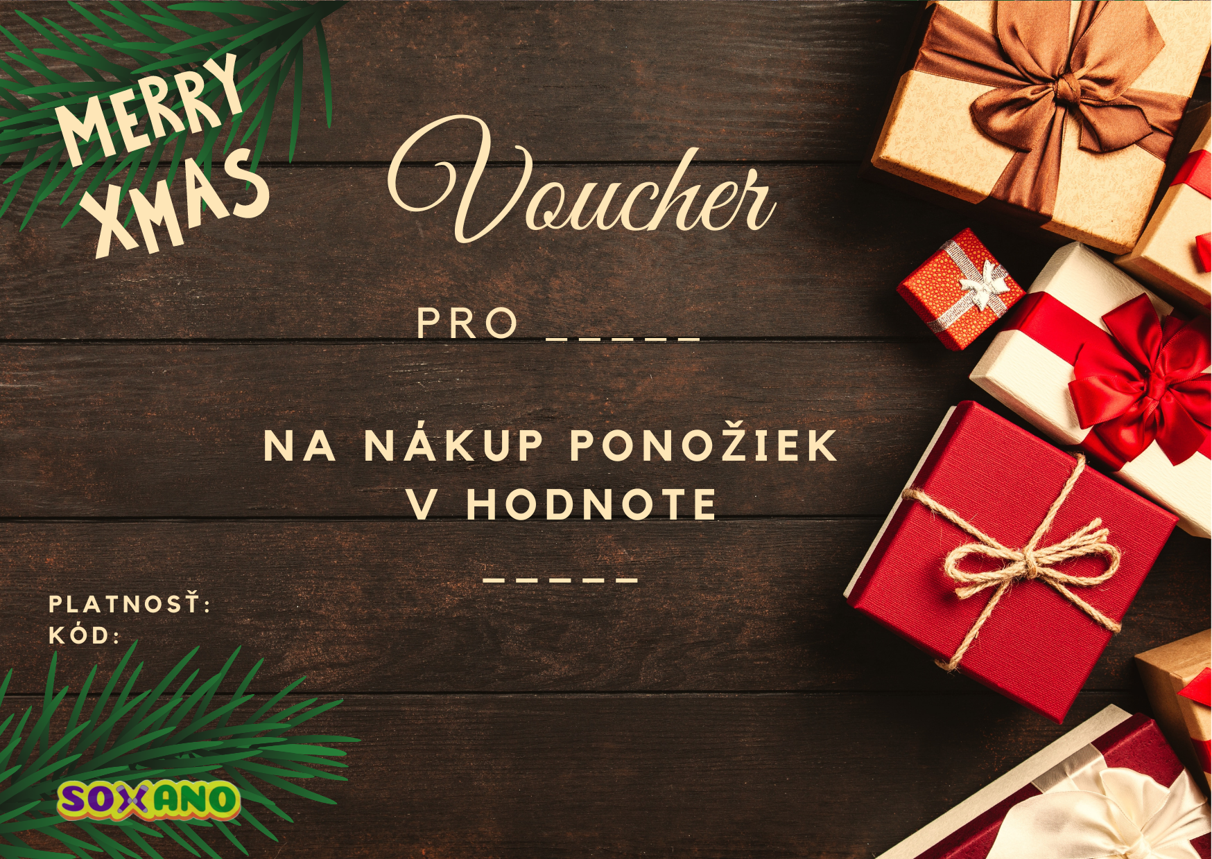 Darčekový poukaz na nákup