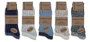 VLNA extra teplé vlnené ponožky TRENDY SOCKS - 1 PÁR
