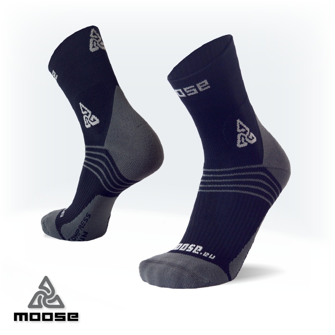 COMPRESS RUN bežecké kompresné ponožky Moose