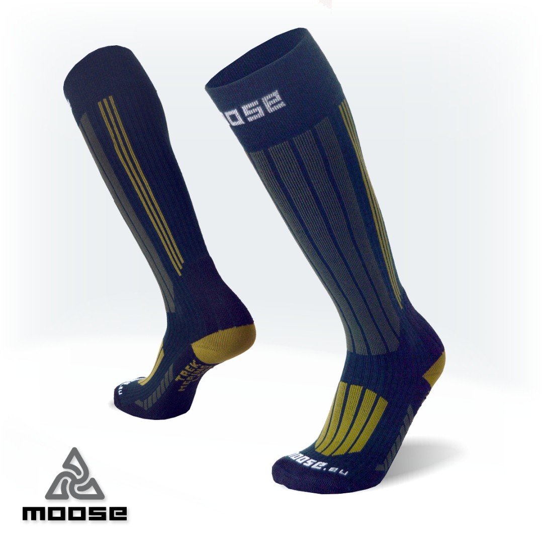 TREK LONG turistické merino podkolienky Moose