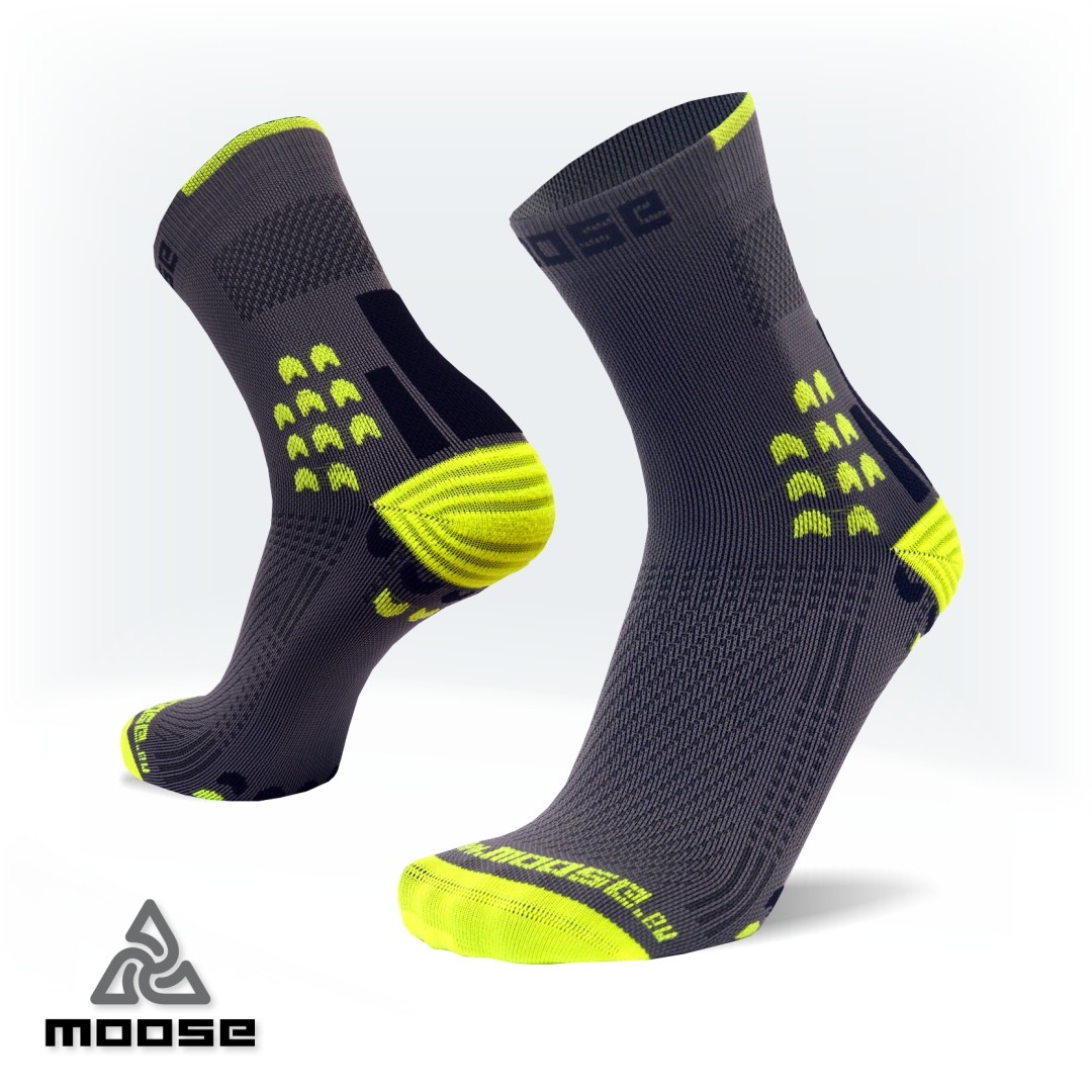 TRAIL kompresné bežecké ponožky Moose