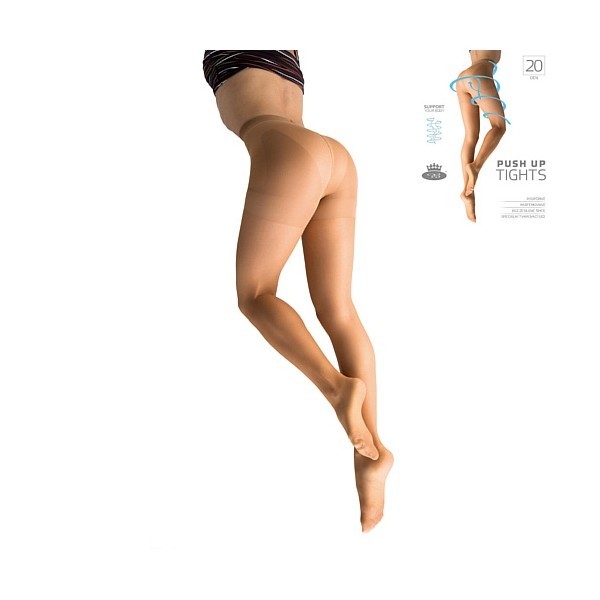 PUSH UP tights 20 DEN kompresné pančuchové nohavice Lady B