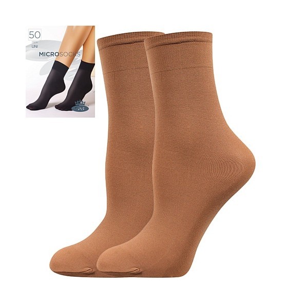 MICRO socks 50 DEN pančuchové ponožky Lady B - 6 párov