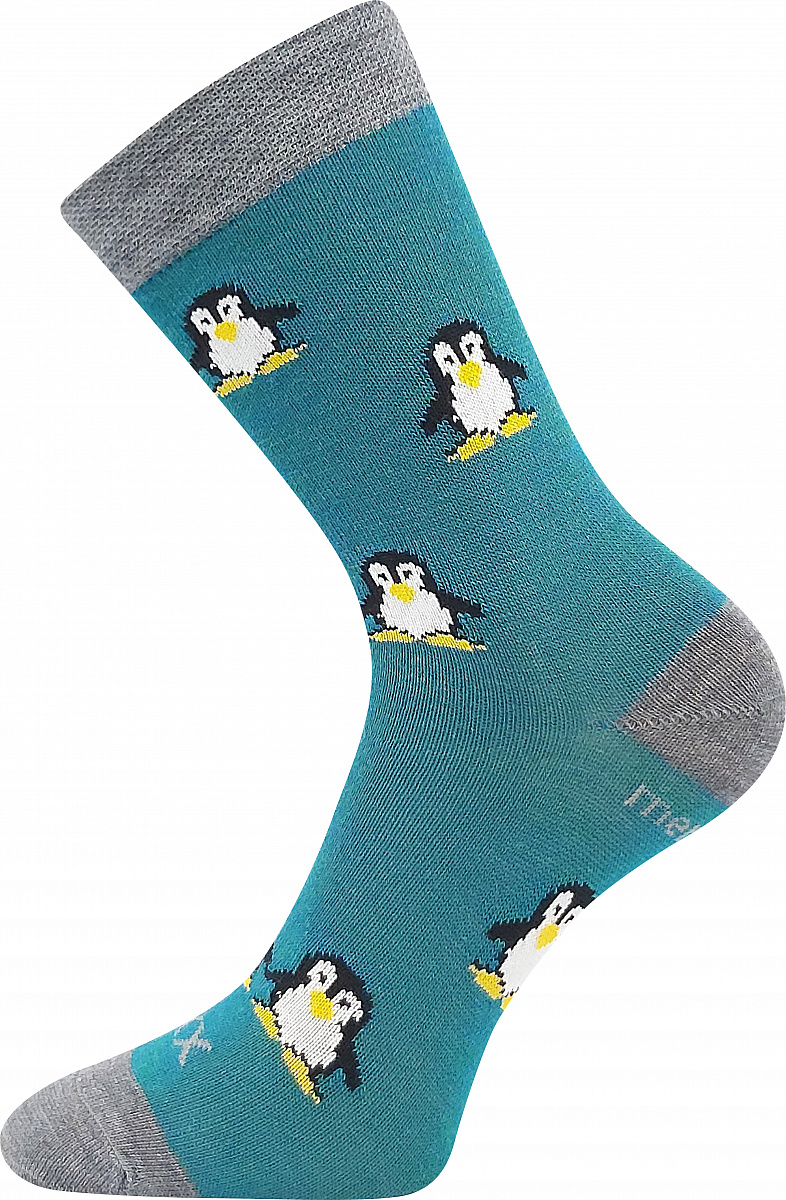 PENGUINIK teplé veselé merino ponožky VoXX