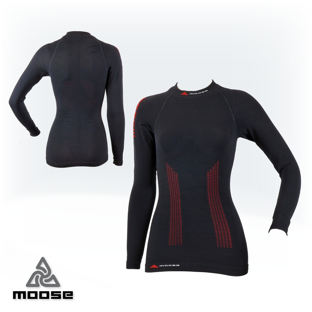 SPEED TEE LSL WOMEN seamless polokompresná termobielizeň Moose