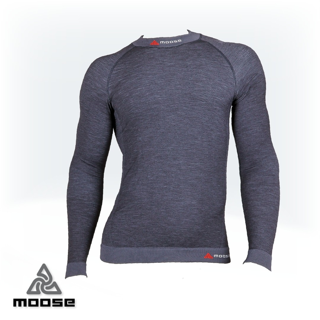 BASE MERINO TEE MEN teplá športová termobielizeň Moose