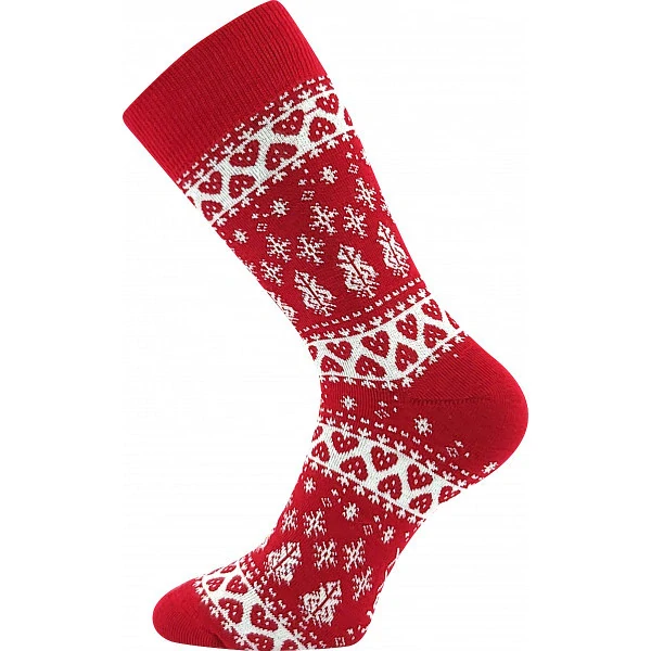 ZIMONA teplé vianočné ponožky s nórskym vzorom VoXX