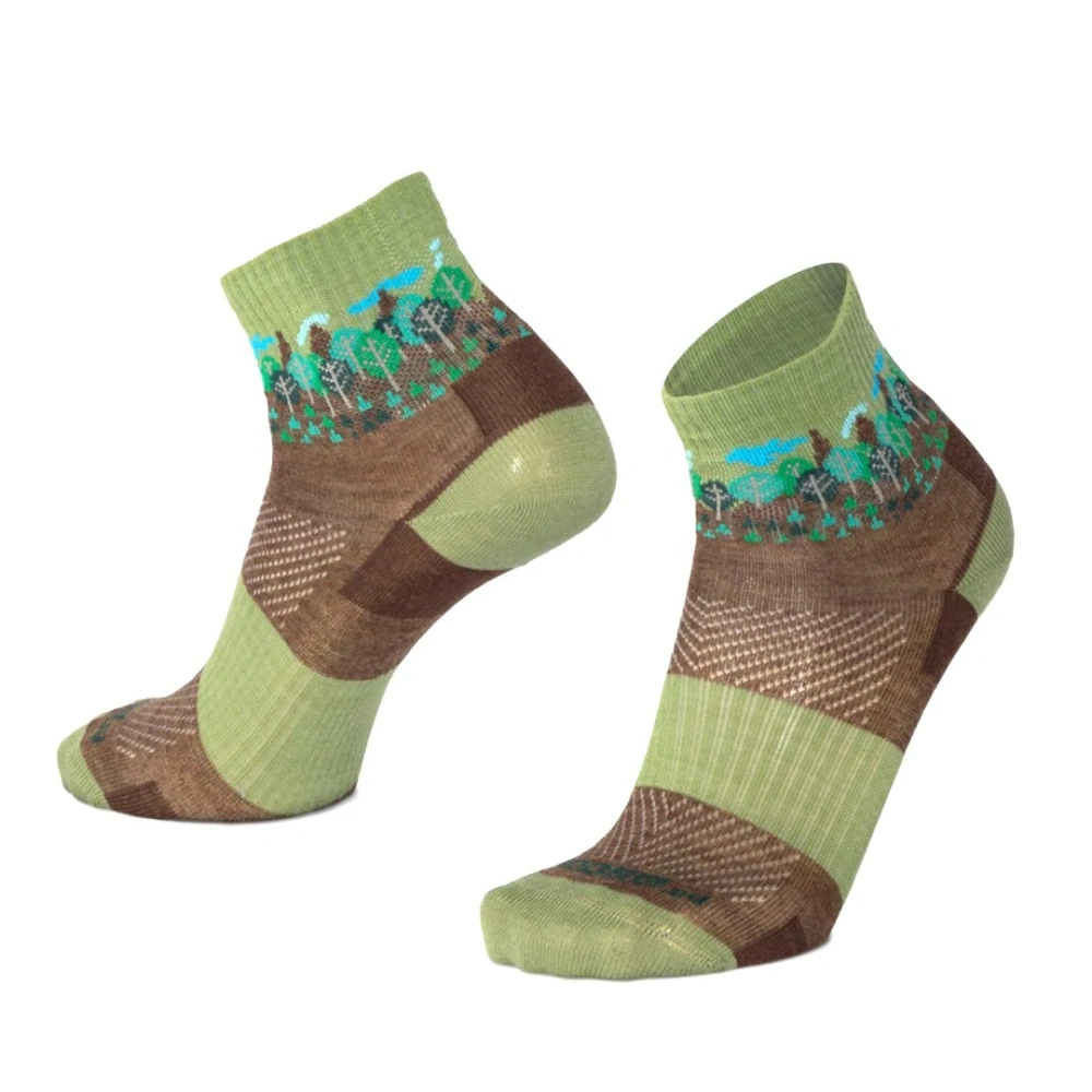 ORLIK FOREST členkové veselé merino ponožky Moose