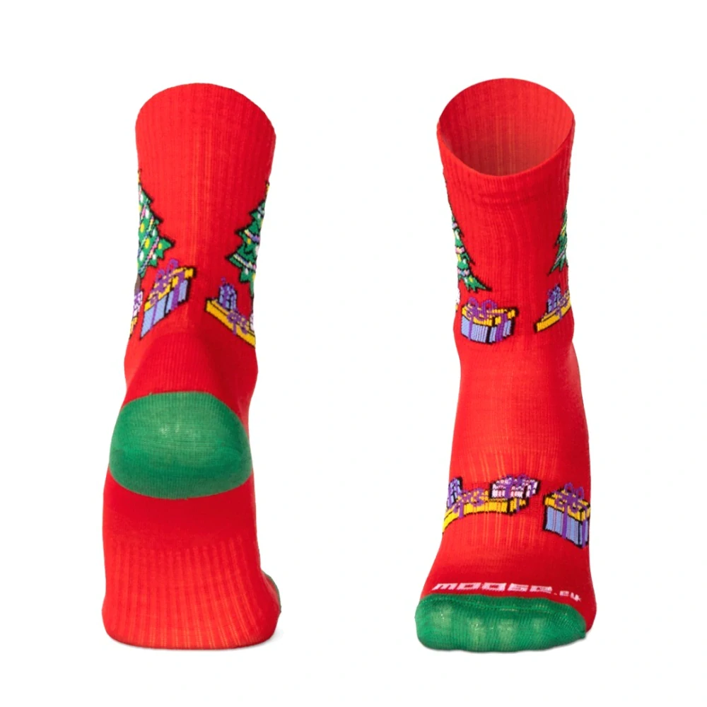 BESKYD XMAS vianočné merino ponožky Moose
