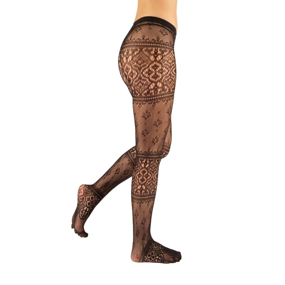 FISHNET TIGHTS silónové prstové pančucháče ToeToe - TULIP