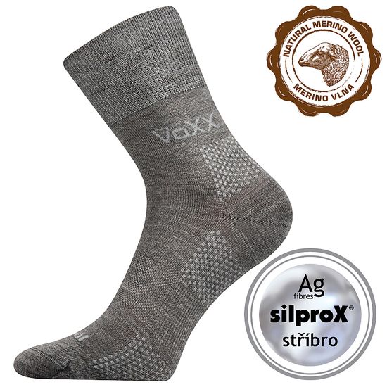 ORIONIS antibakteriálne merino ponožky so striebrom VoXX