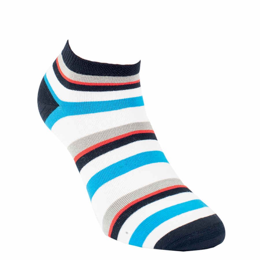 Bambusové unisex SNEAKER pruhované ponožky RS