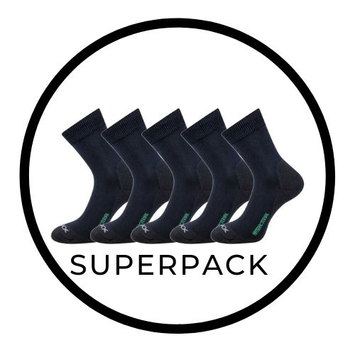 ZEUS SUPERPACK 5párů zdravotné antibakteriálne ponožky VoXX