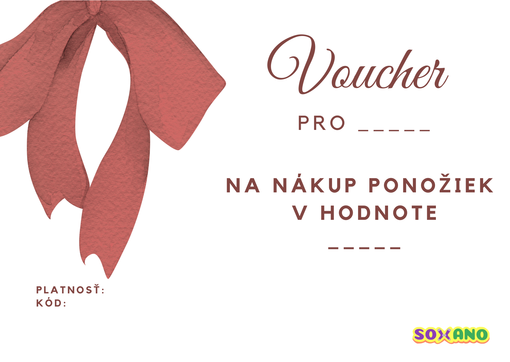 Darčekový poukaz na nákup