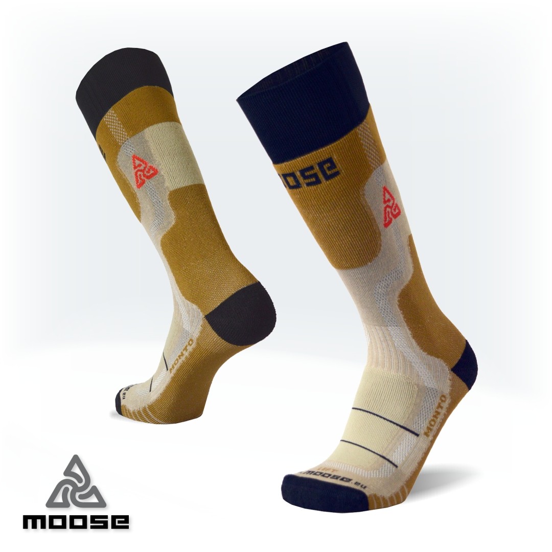 MONTO merino funkčné podkolienky Moose
