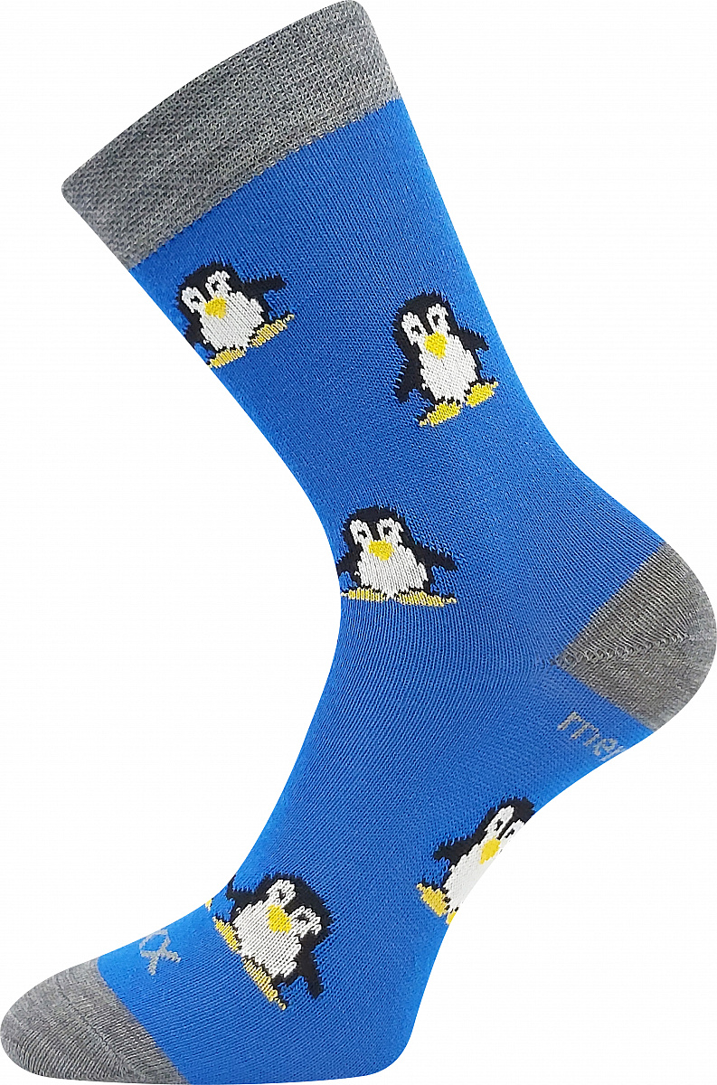 PENGUINIK teplé veselé merino ponožky VoXX