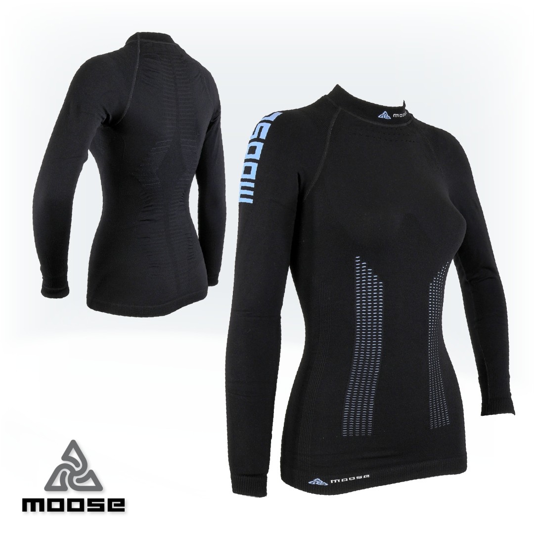 SPEED TEE LSL WOMEN seamless polokompresná termobielizeň Moose