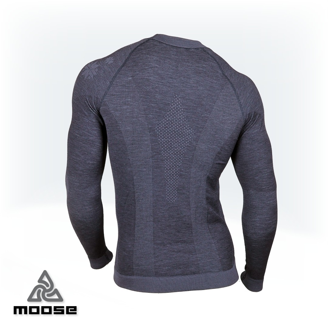 BASE MERINO TEE MEN teplá športová termobielizeň Moose